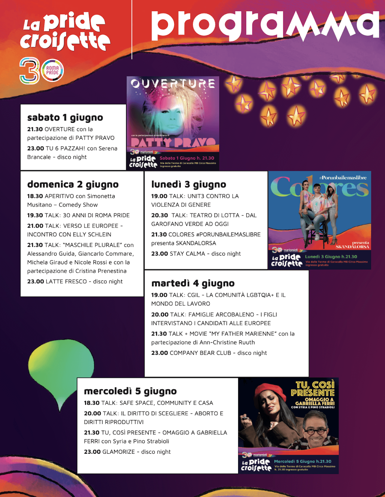 Patty Pravo madrina della Pride Croisette di Roma: "Ricordatevi che l'amore è libertà" - Pride Croisette 2024 - Gay.it