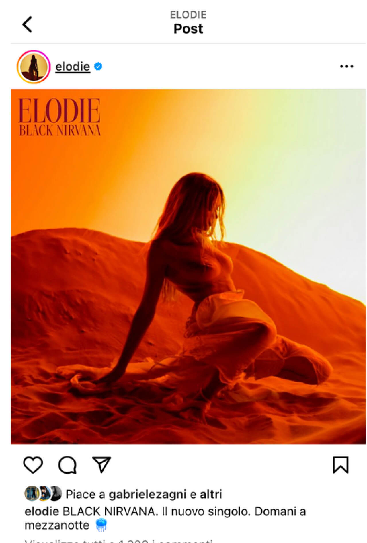 Elodie Black Nirvana
