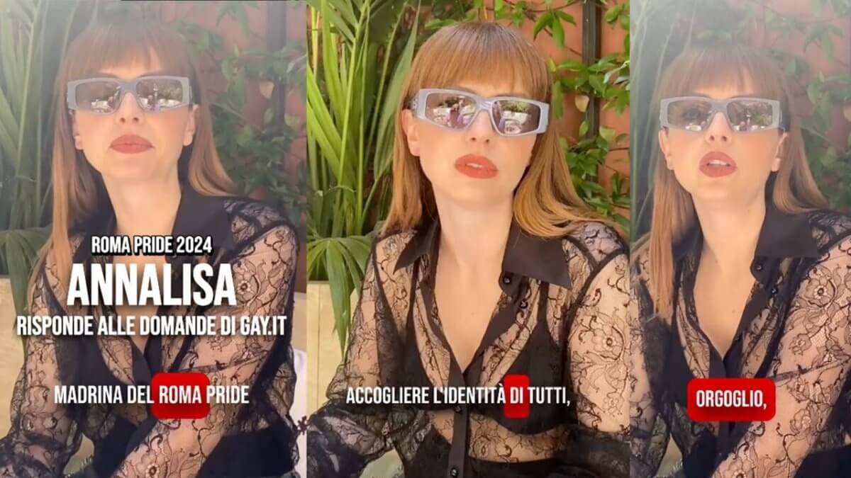 Annalisa madrina del Roma Pride: “Sostengo le battaglie della comunità LGBTQIA+. Ognuno deve poter essere libero, senza paura” (VIDEO)