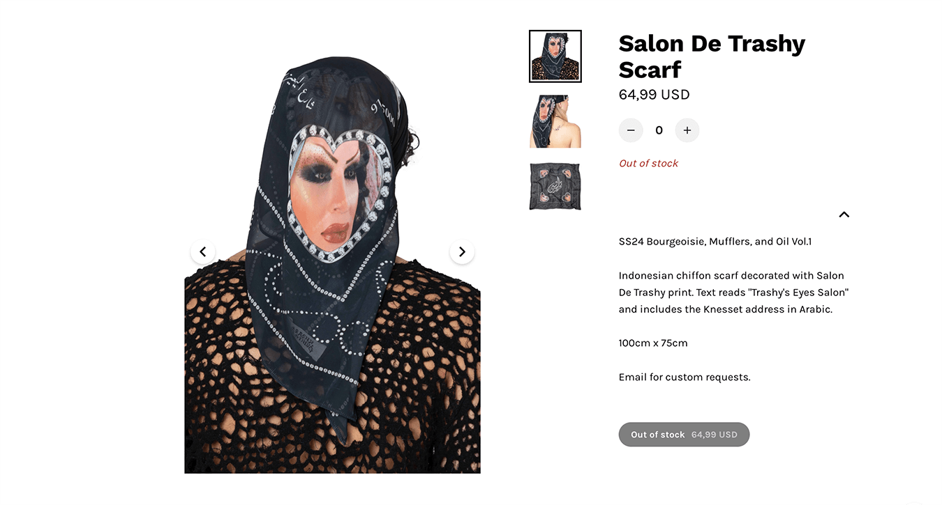 Mahmood Trashy Clothing Scarf