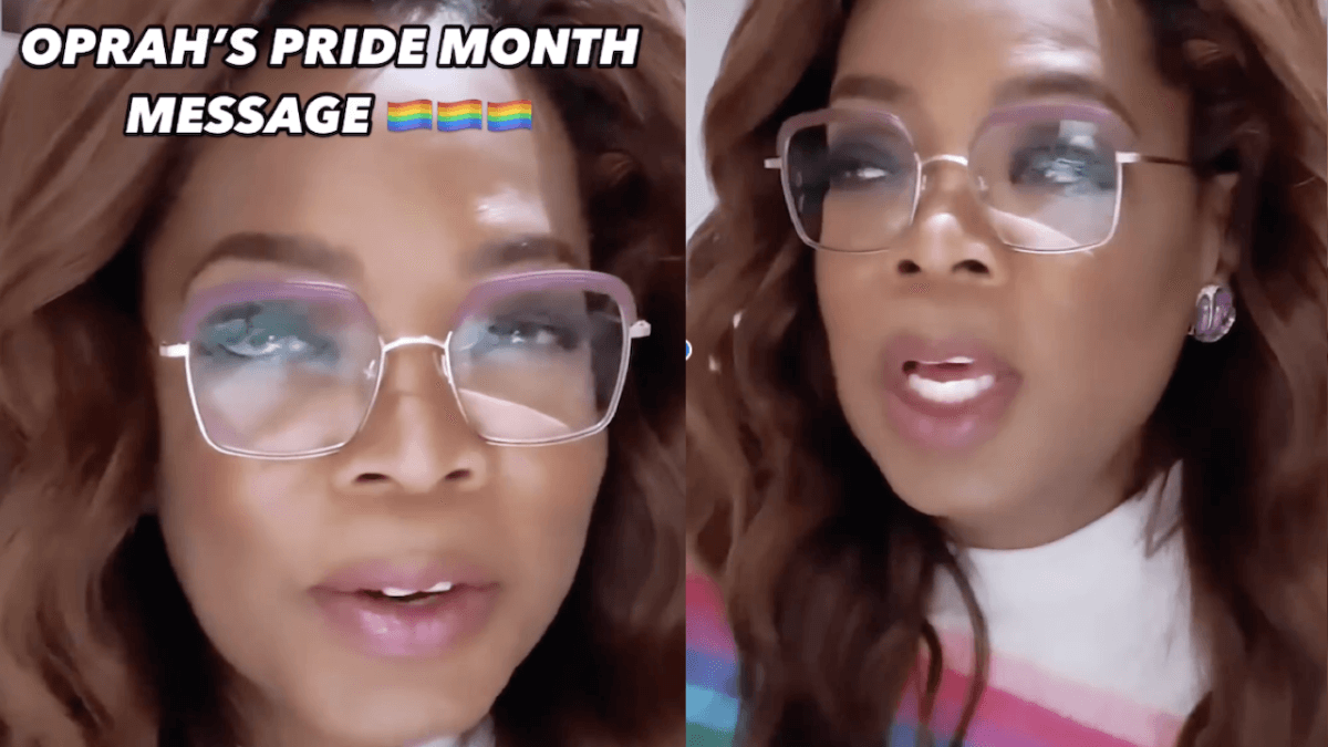Oprah Winfrey celebra il Pride Month con un bellissimo messaggio in ricordo del fratello gay morto di aids (VIDEO)