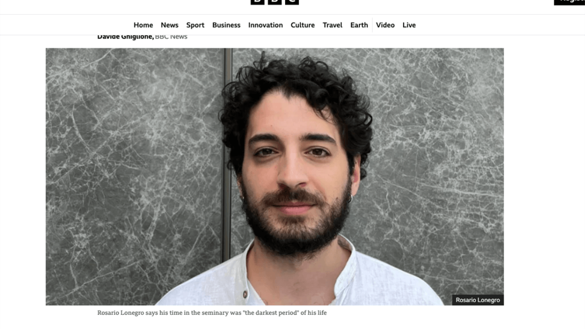 La Bbc intervista Rosario Lonegro, italiano sottoposto all’orrore delle terapie di conversione: “Il periodo più buio della mia vita”