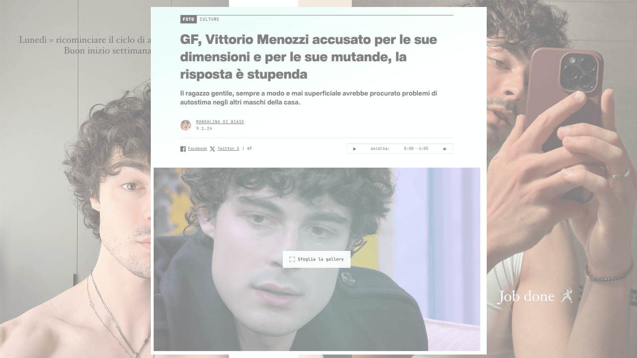Vittorio Menozzi va al Circo Loco e suona come dj, ma nel suo futuro il cinema? - Vittorio Menozzi Gallery Grande Fratello - Gay.it