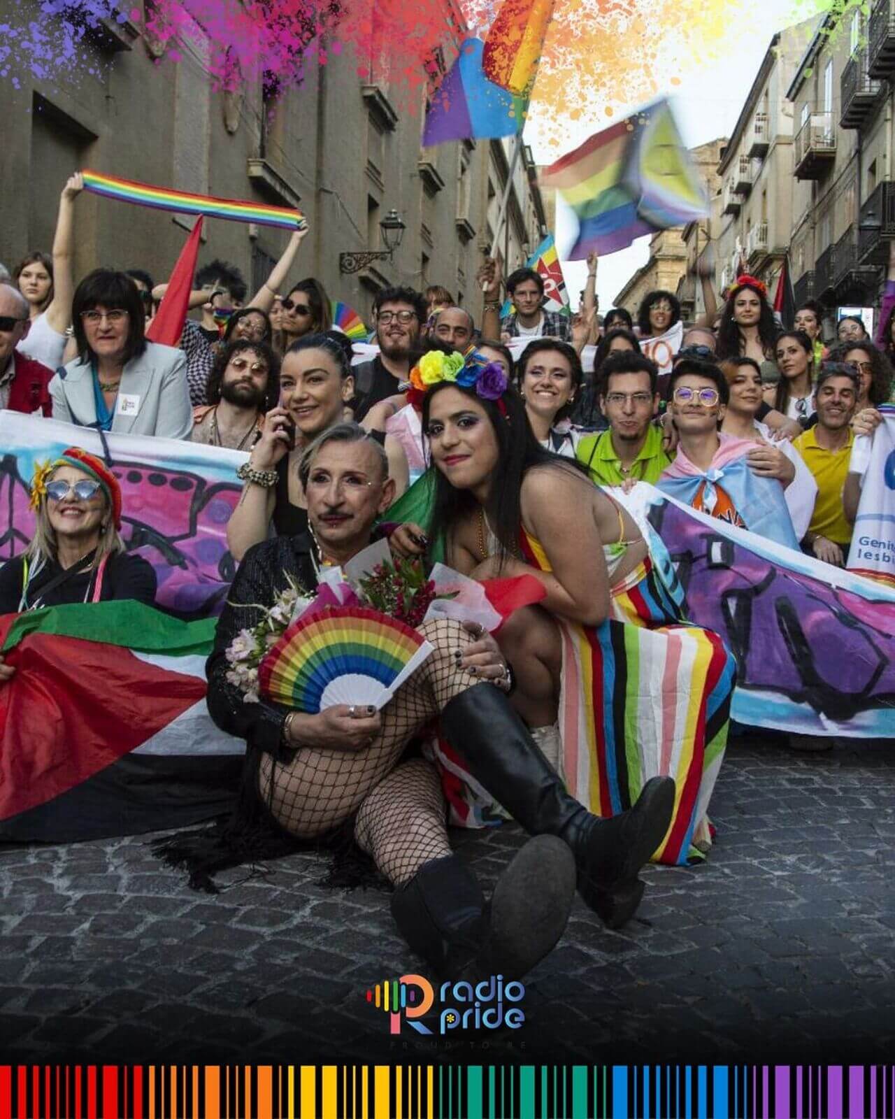 Enna Pride - Enna, 1 giugno 2024 - foto: IG @radiopride.lgbt