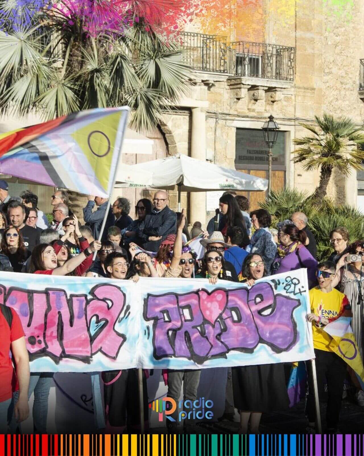 Enna Pride - Enna, 1 giugno 2024 - foto: IG @radiopride.lgbt