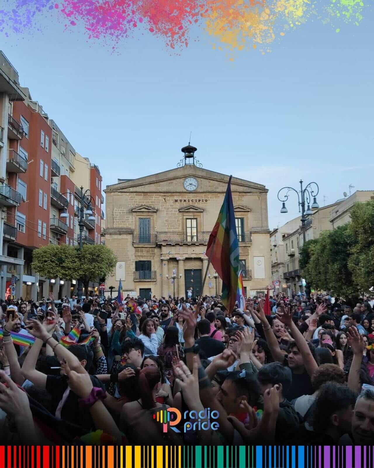 Enna Pride - Enna, 1 giugno 2024 - foto: IG @radiopride.lgbt