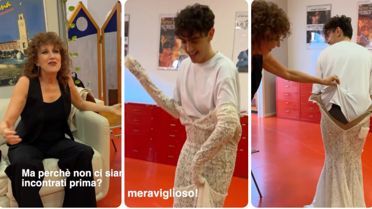 Michele Bravi imita Fiorella Mannoia a Sanremo: “Con o senza bestemmione?”. Il video è tutto da ridere