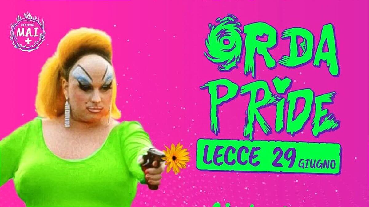 “Orda Pride” a Lecce: sabato 29 giugno