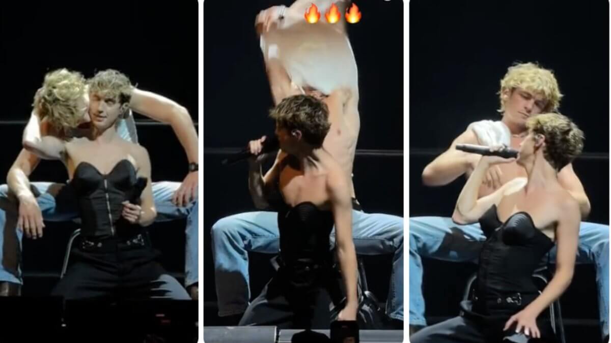 Troye Sivan e Ross Lynch che ricreano sul palco il video di “One Of Your Girls” è la cosa più sexy che vedrai oggi