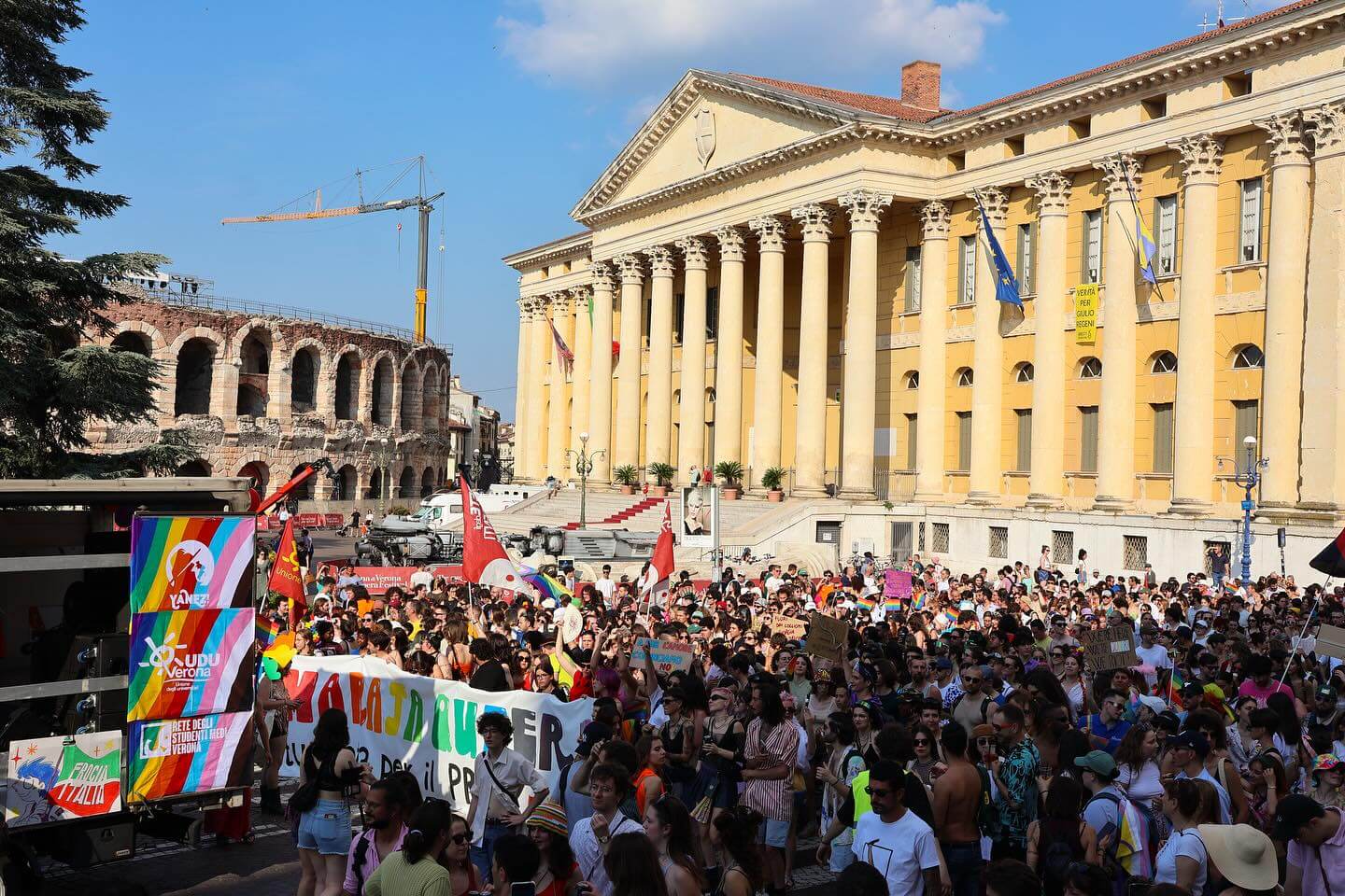 Verona Pride- 16 giugno 2024 - foto FB (Rete degli Studenti Medi Verona )