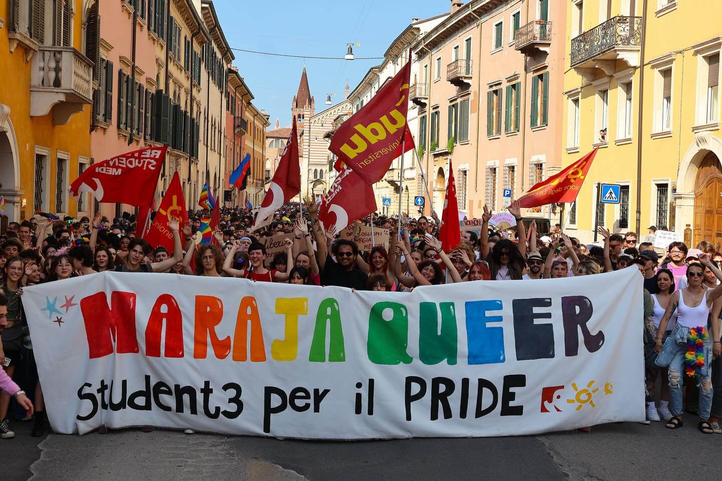 Verona Pride- 16 giugno 2024 - foto FB (Rete degli Studenti Medi Verona )