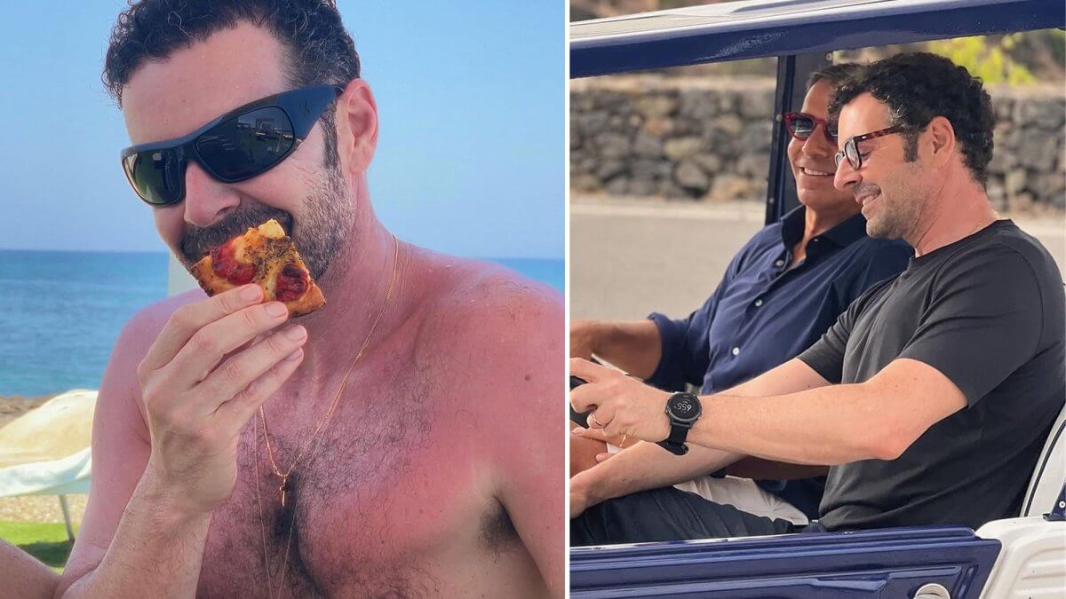 Alberto Matano e il marito Riccardo Mannino