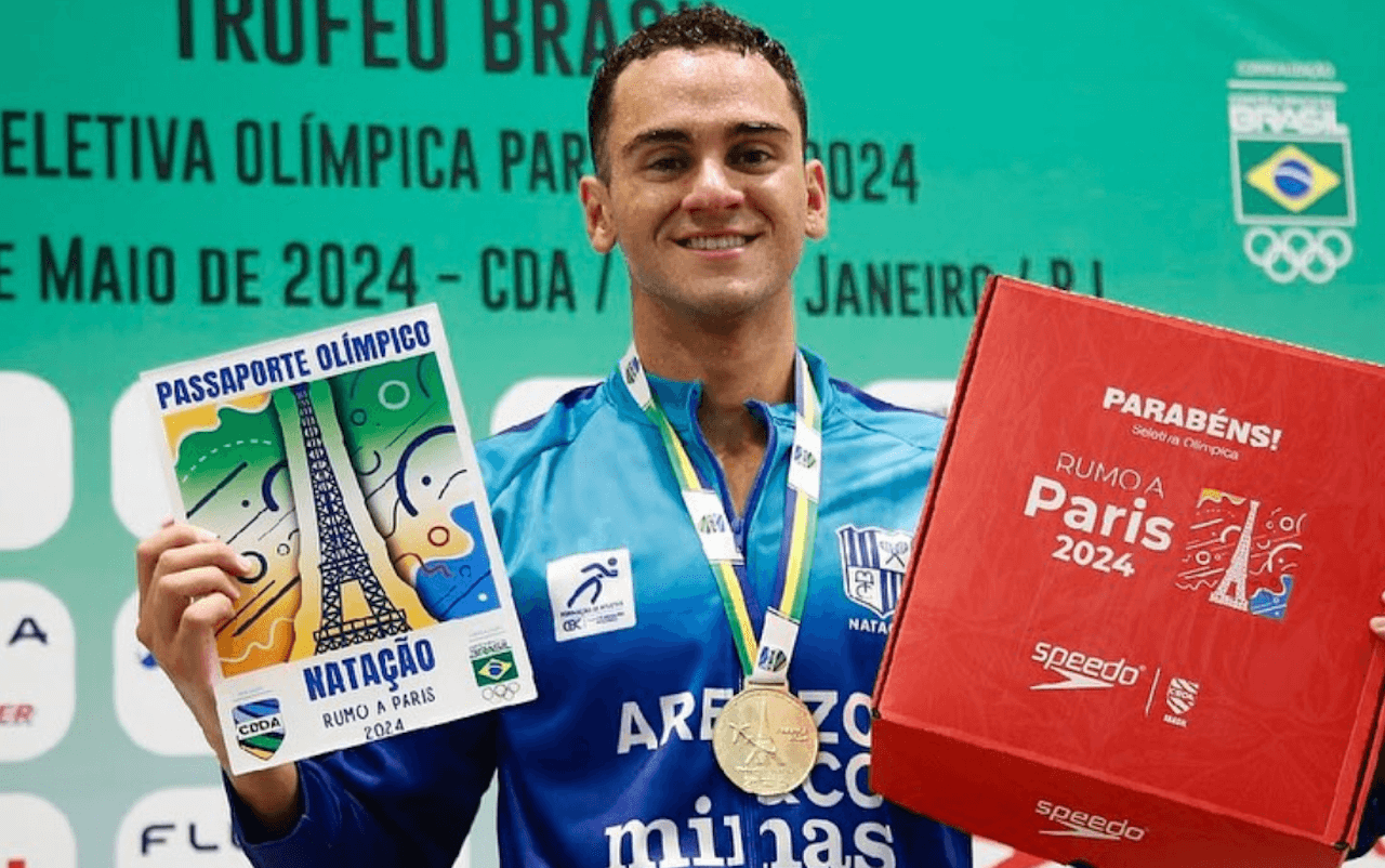 Parigi 2024, ecco gli atleti dichiaratamente LGBTQIA+ che si sono qualificati alle Olimpiadi - Nick Albiero Brasile Nuoto - Gay.it