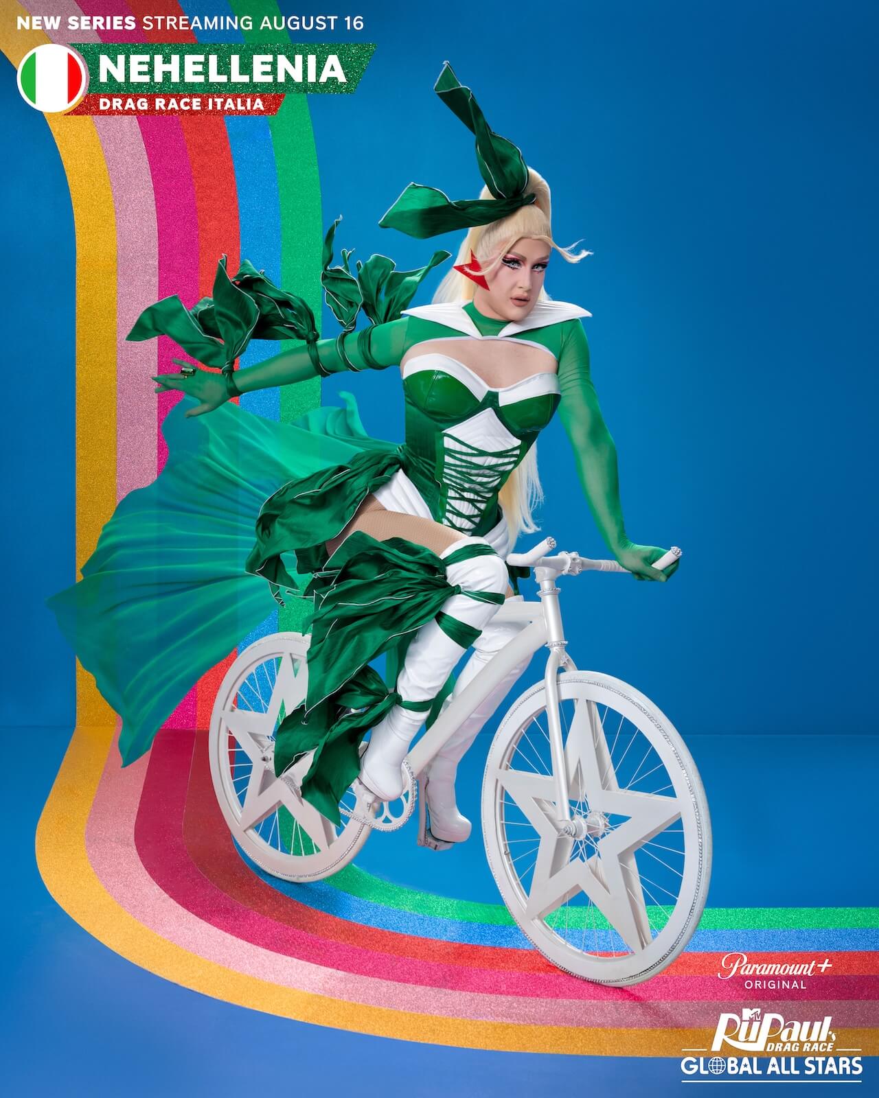 RuPaul's Drag Race Global All Stars, Nehellenia dall'Italia sfiderà 11 regine da tutto il mondo - RPDRGAS Nehellenia 0001 RT - Gay.it