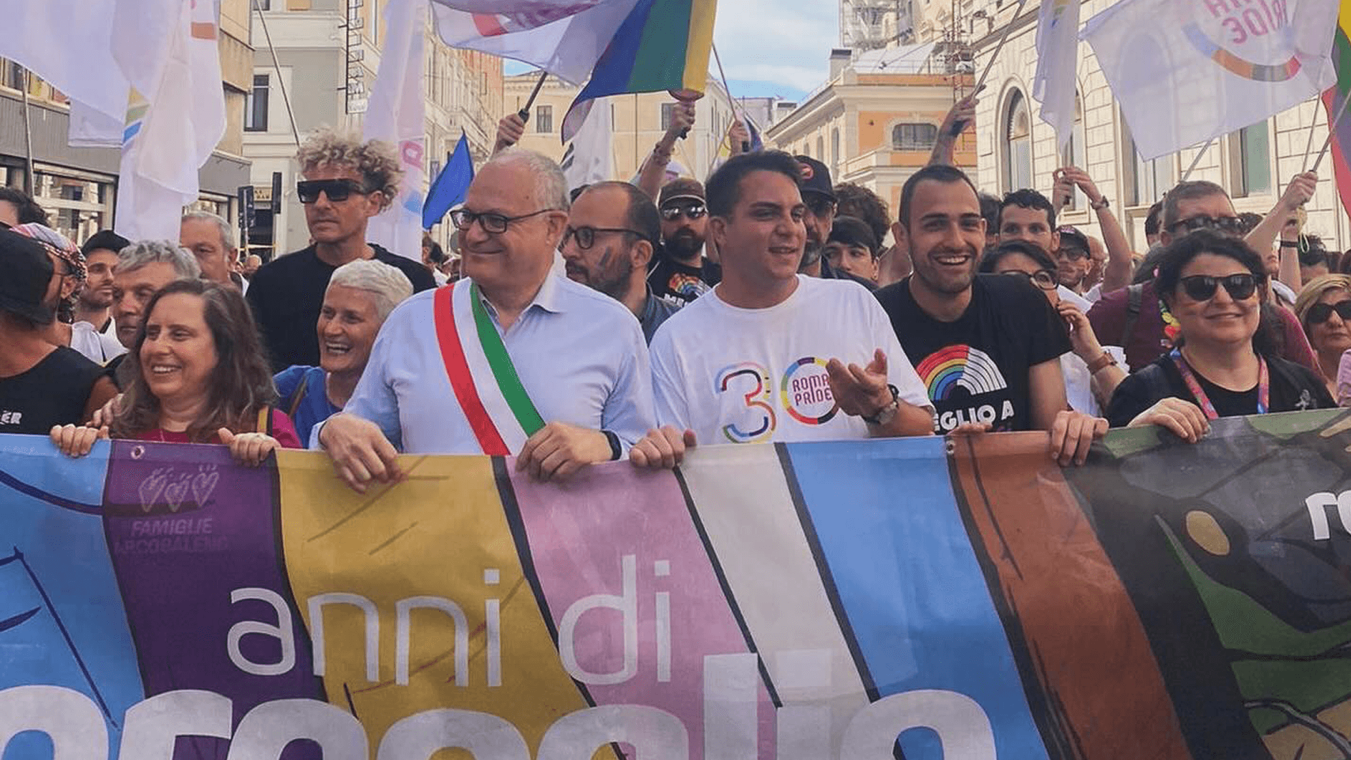 Roma Pride - Alessia Crocini Roberto Gualtieri Mario Colamarino Rosario Coco