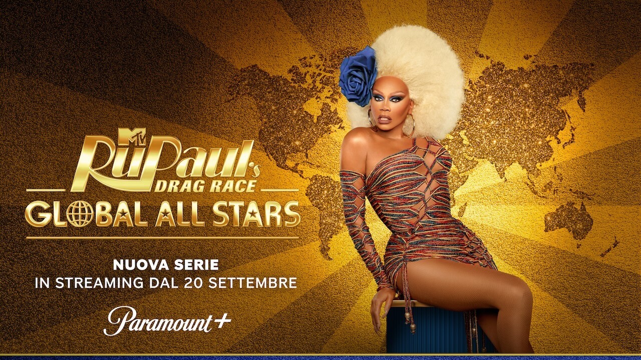 RuPaul's Drag Race Global All Stars, Nehellenia dall'Italia sfiderà 11 regine da tutto il mondo - RuPaulsDragRace GlobalAllStars S1 Horizontal KA LOC IT - Gay.it