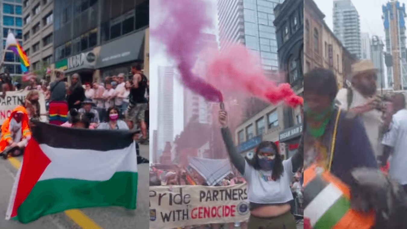Toronto Pride 2024 Proteste pro Palestina Gayit