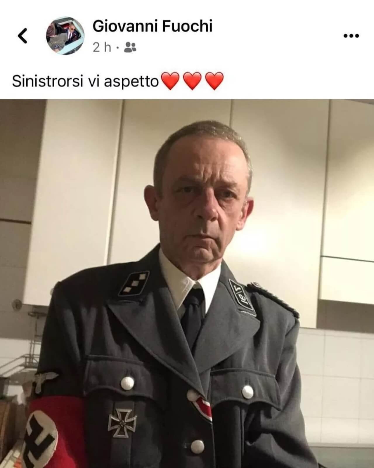 Indagato il colonnello Fuochi che in divisa nazista che vorrebbe far sparire “gli LGBT" - colonnello Fuochi - Gay.it