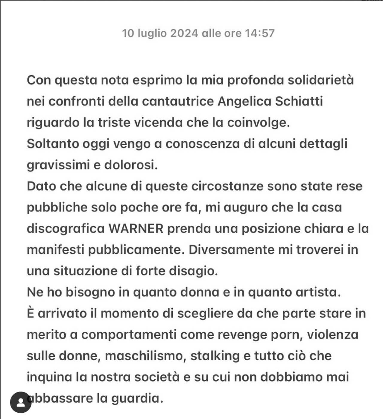Levante sul caso Morgan