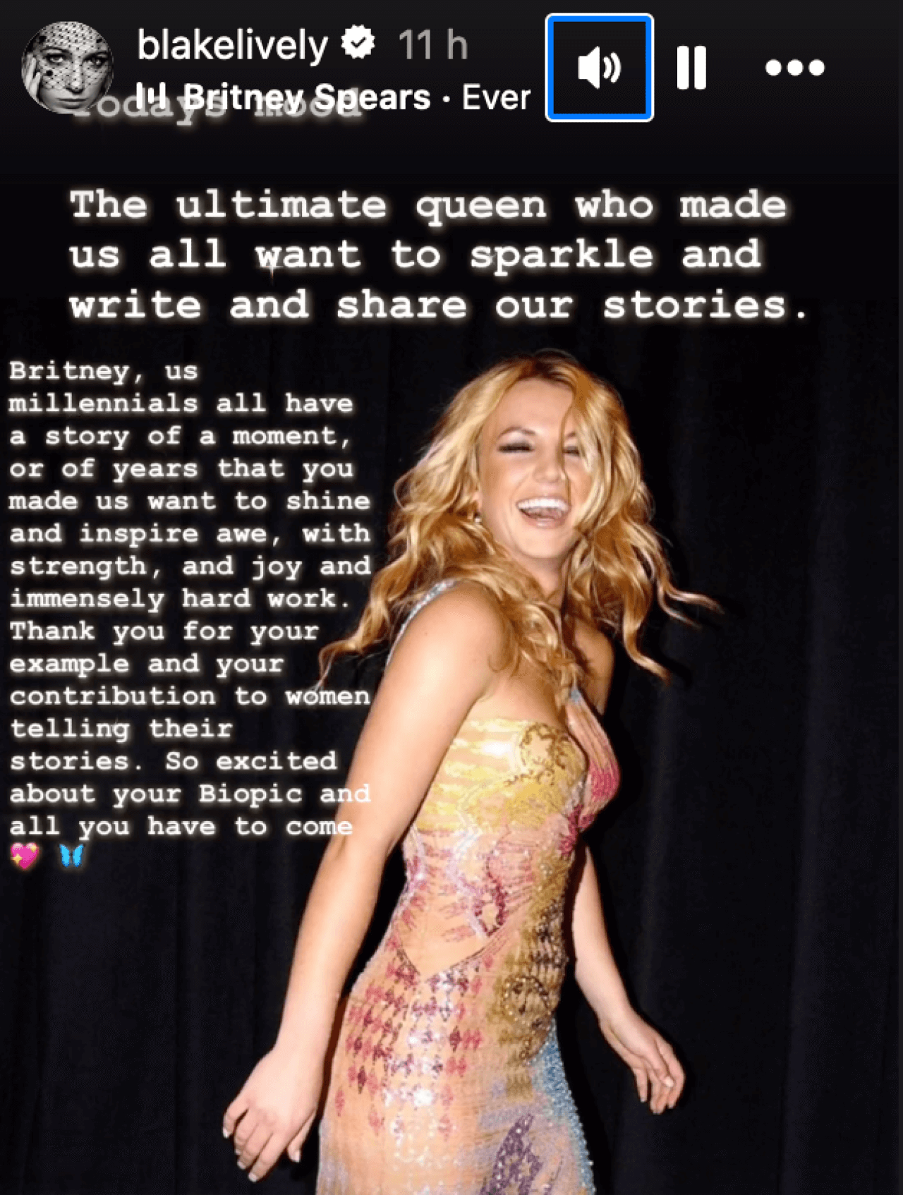 Blake Lively omaggia Britney Spears