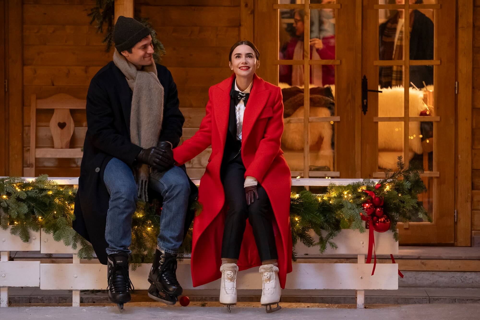 Emily in Paris. Lucas Bravo e Lily Collins