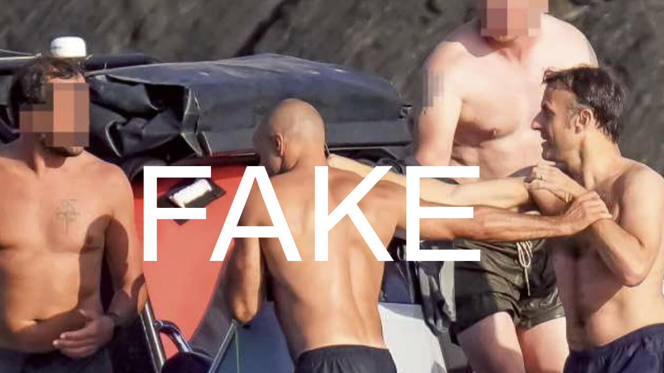 Emmanuel Macron - Foto gay - FAKE - Fake