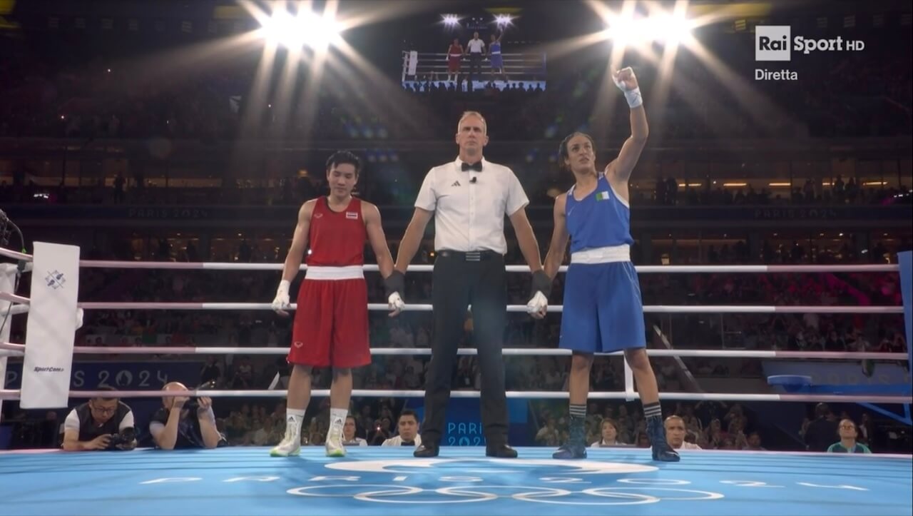 Imane Khelif é in finale alle Olimpiadi di Parigi, boxerà per l’oro dopo 10 giorni di infamie (VIDEO) - Imane Khelif 2 1 - Gay.it