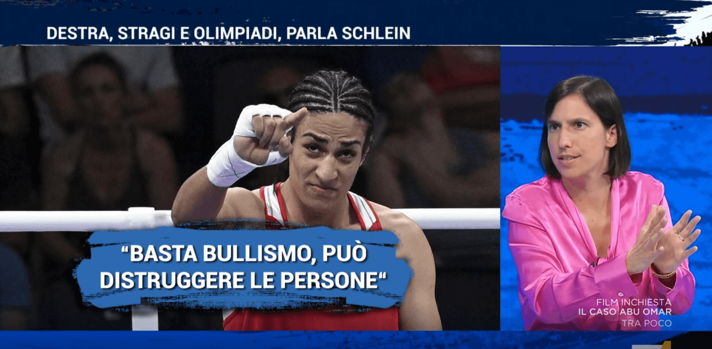 Imane Khelif, parla Elly Schlein: “Un odio disgustoso che distrugge, battiamoci per una legge contro le discriminazioni”