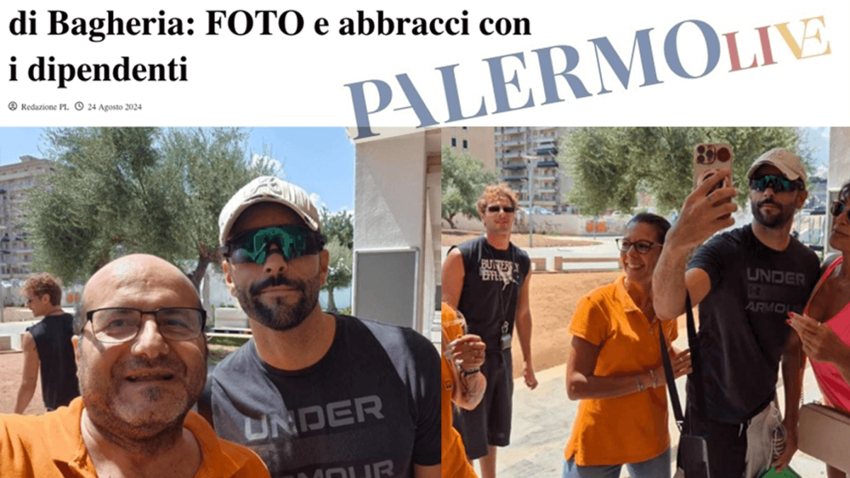 Marco Mengoni a fare la spesa con Lorenzo, le foto al supermercato di Bagheria