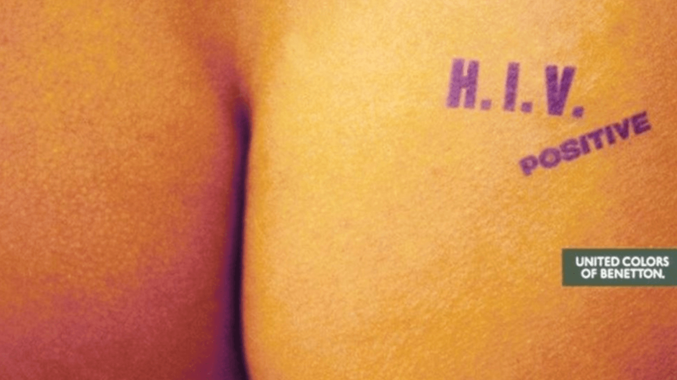 Oliviero Toscani campagna HIV AIDS Benetton 2