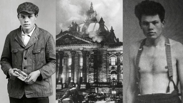 Van der Lubbe autore dell'incendio del Reichstag e accusato di omosessualità