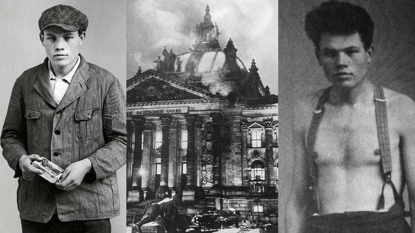Marinus Van der Lubbe era solo quando incendiò il Reichstag? Accusato di omosessualità da nazisti e comunisti, fu ghigliottinato