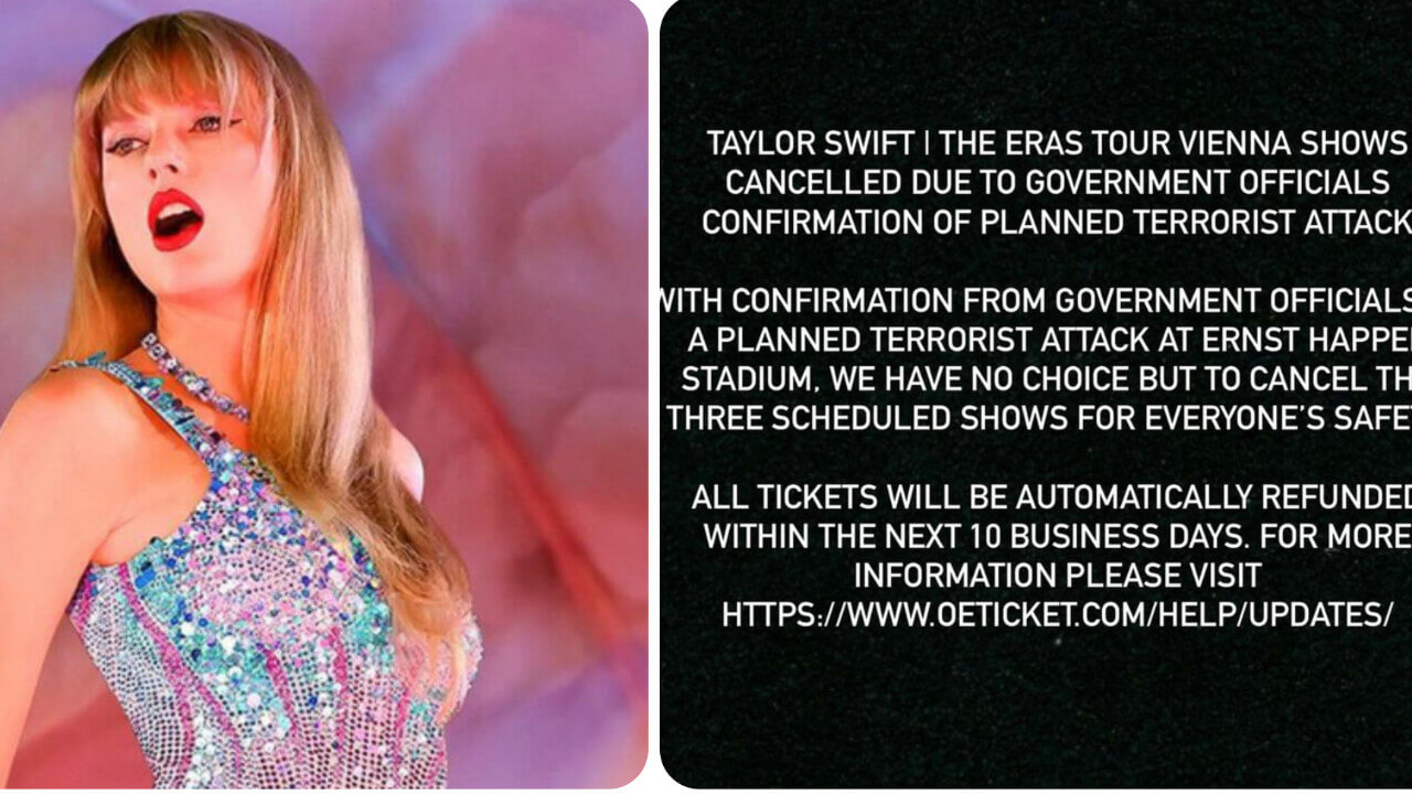 Taylor Swift, allarme attentati ai concerti di Vienna: show cancellati