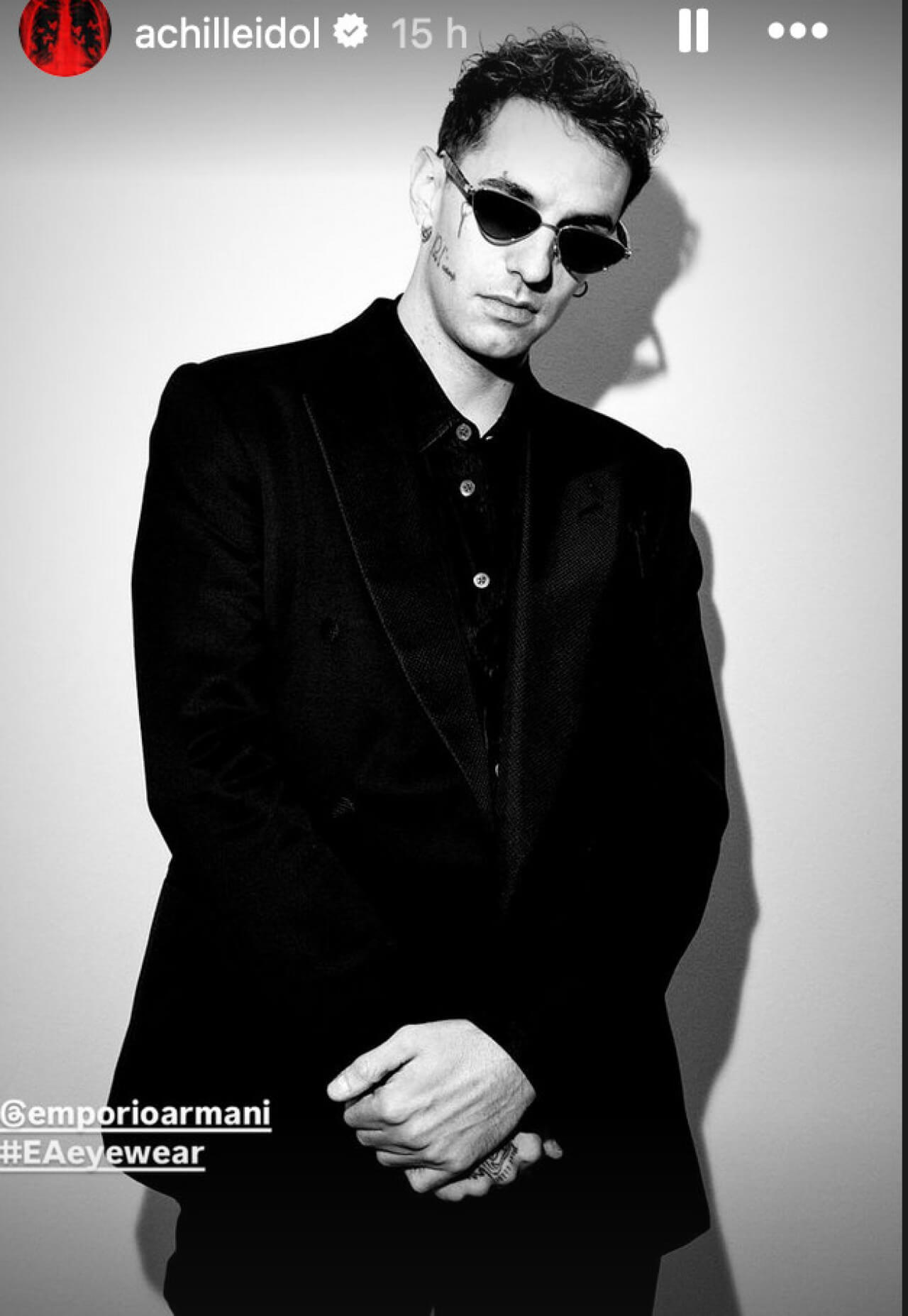 Achille Lauro per Armani