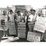 Attivisti CIG anni ottanta, mostra manifesti LGBTIQ+ Milano Arcigay - Thumbnail