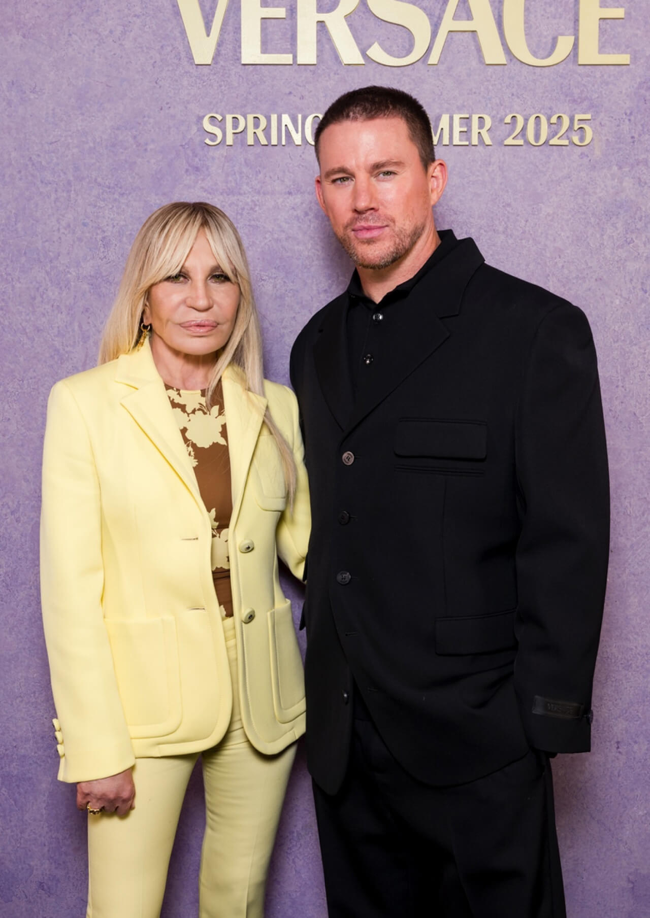 Channing Tatum e Donatella Versace