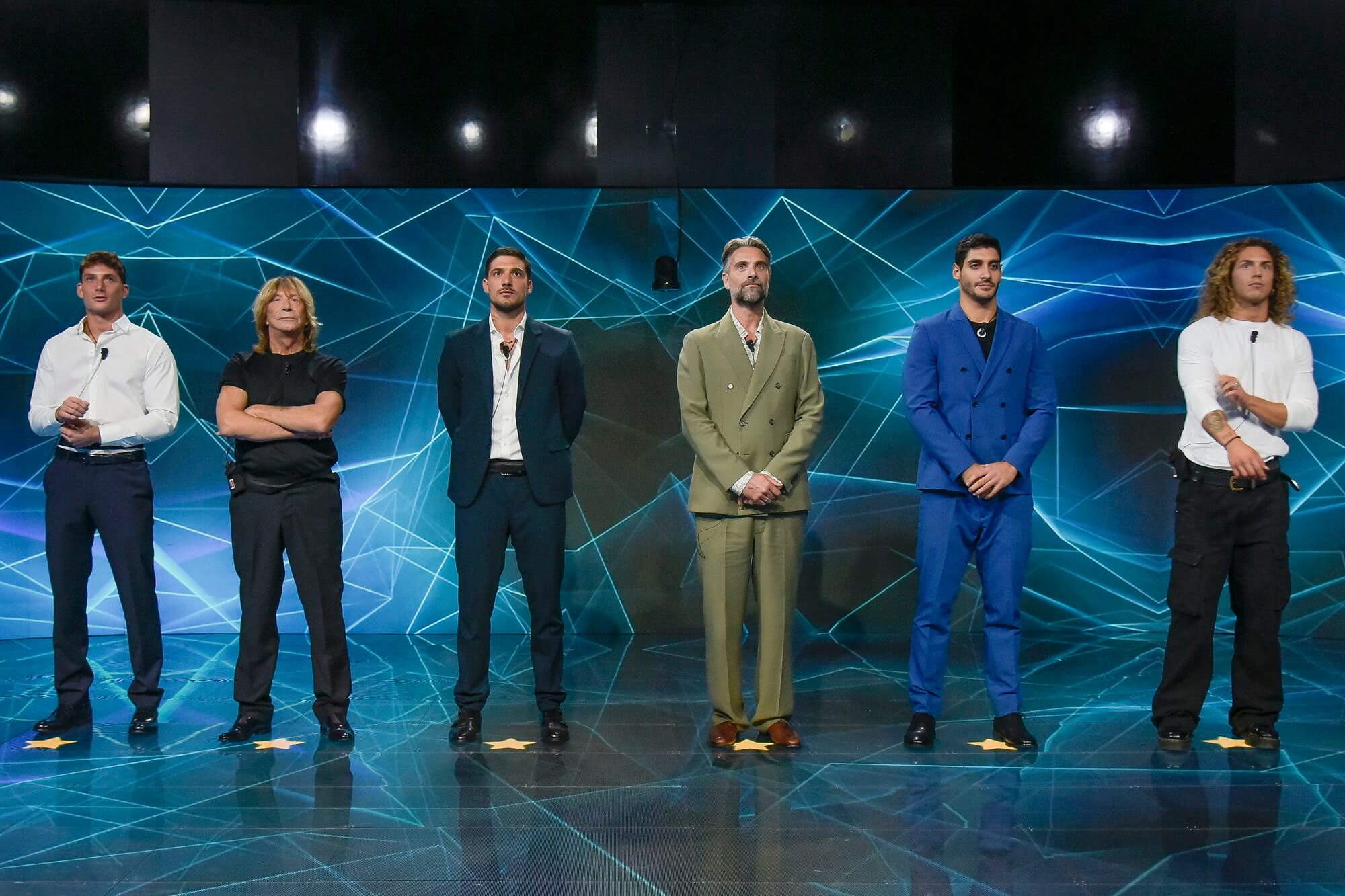 Tommaso Franchi, Enzo Paolo Turchi, Lorenzo Spolverato, Luca Calvani, Javier Martinez e Luca Giglioli, Grande Fratello 2024