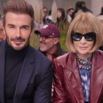 David Beckham e Anna Wintour alla sfilata di Boss, MFW - Thumbnail