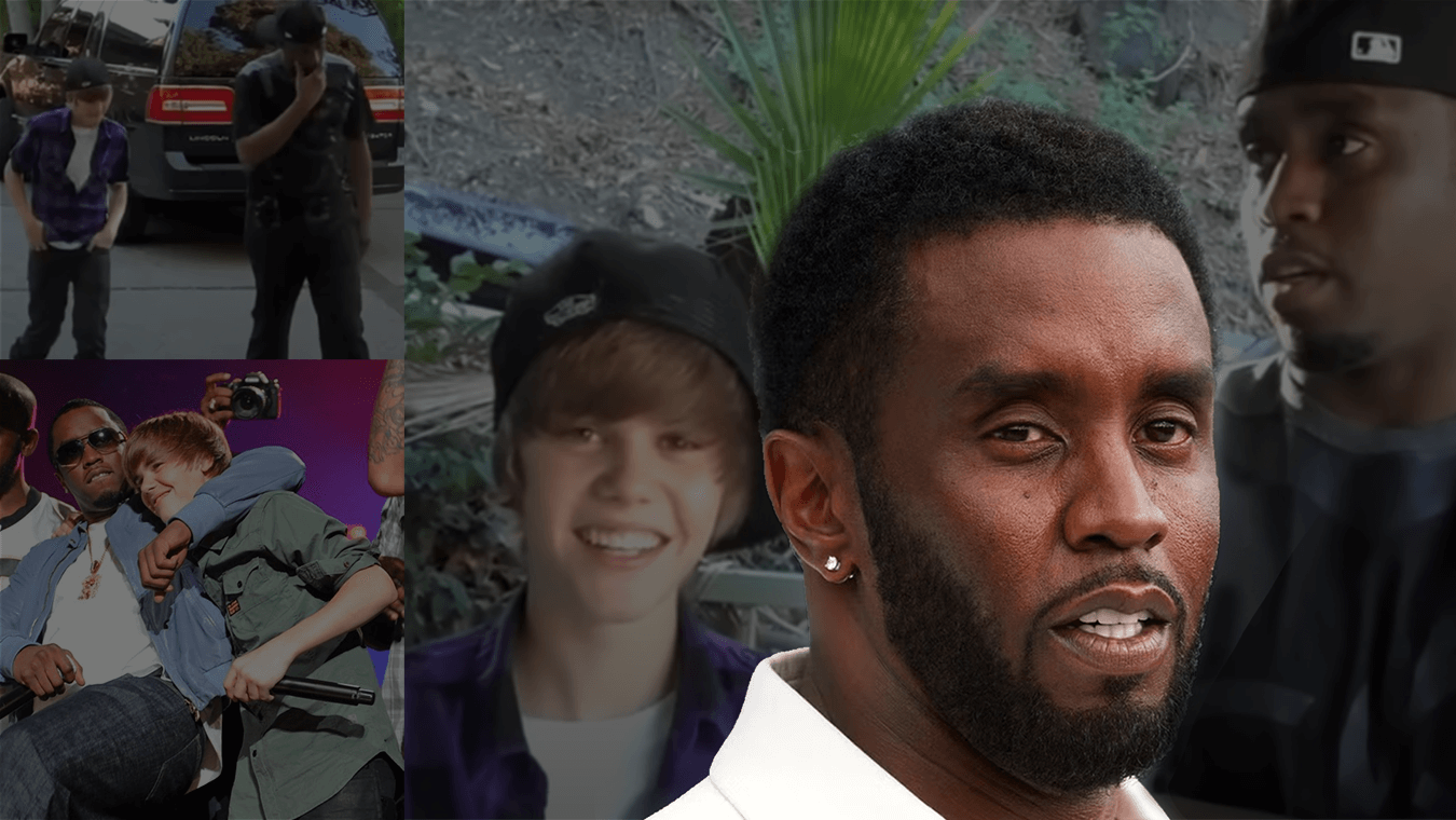 Diddy e Justin Bieber 15enne nel video pubblicato 15 anni fa sul canale YoutTube di Bieber: oggi assume un significato inquietante.