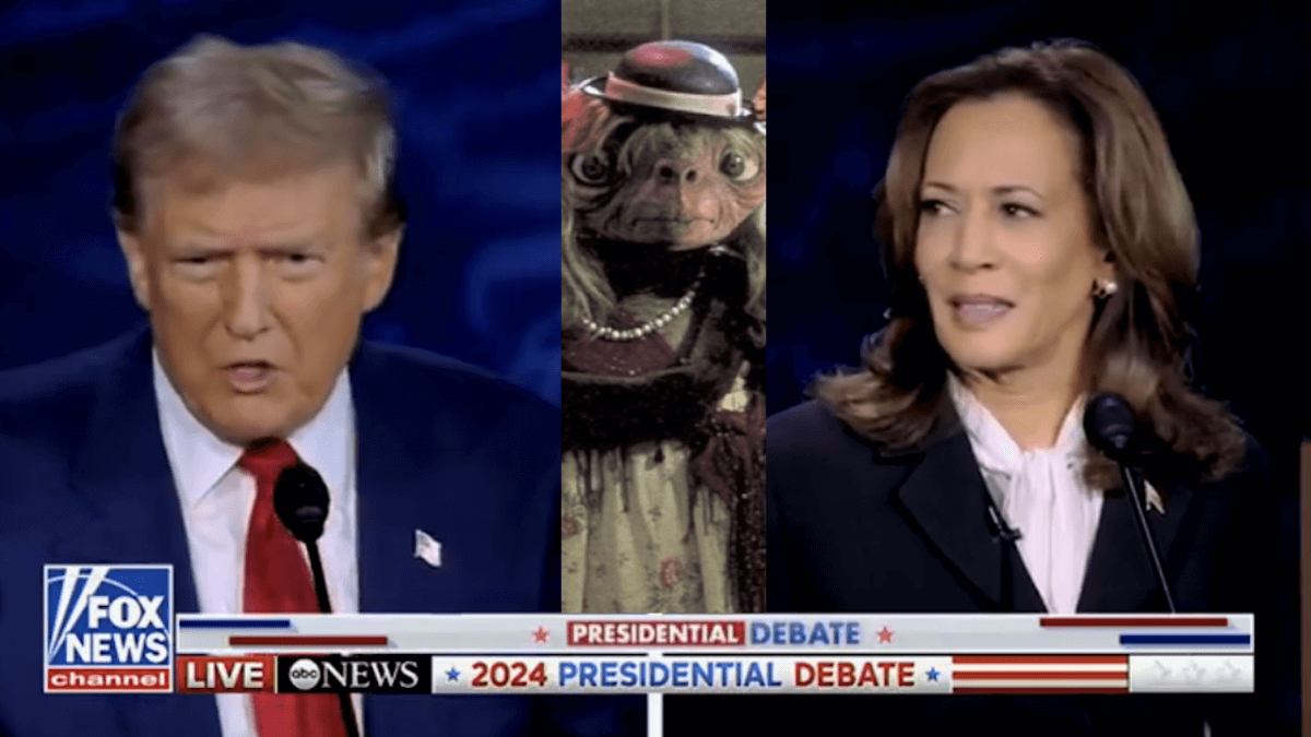 Donald Trump e i deliri su Kamala Harris che  “vuole effettuare operazioni trans agli alieni illegali in prigione”  diventano esilaranti meme