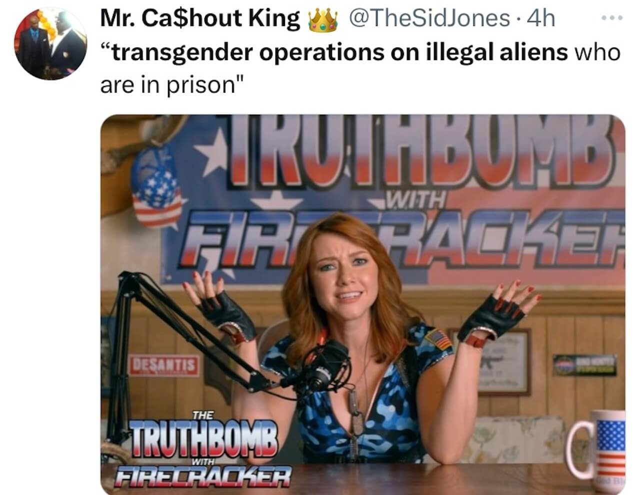 Donald Trump e i deliri su Kamala Harris che "vuole effettuare operazioni trans agli alieni illegali in prigione” diventano esilaranti meme - Donald Trump e i deliri su Kamala Harris che vuole effettuare 22operazioni trans agli alieni illegali in prigione22 diventano esilarante meme 6 - Gay.it