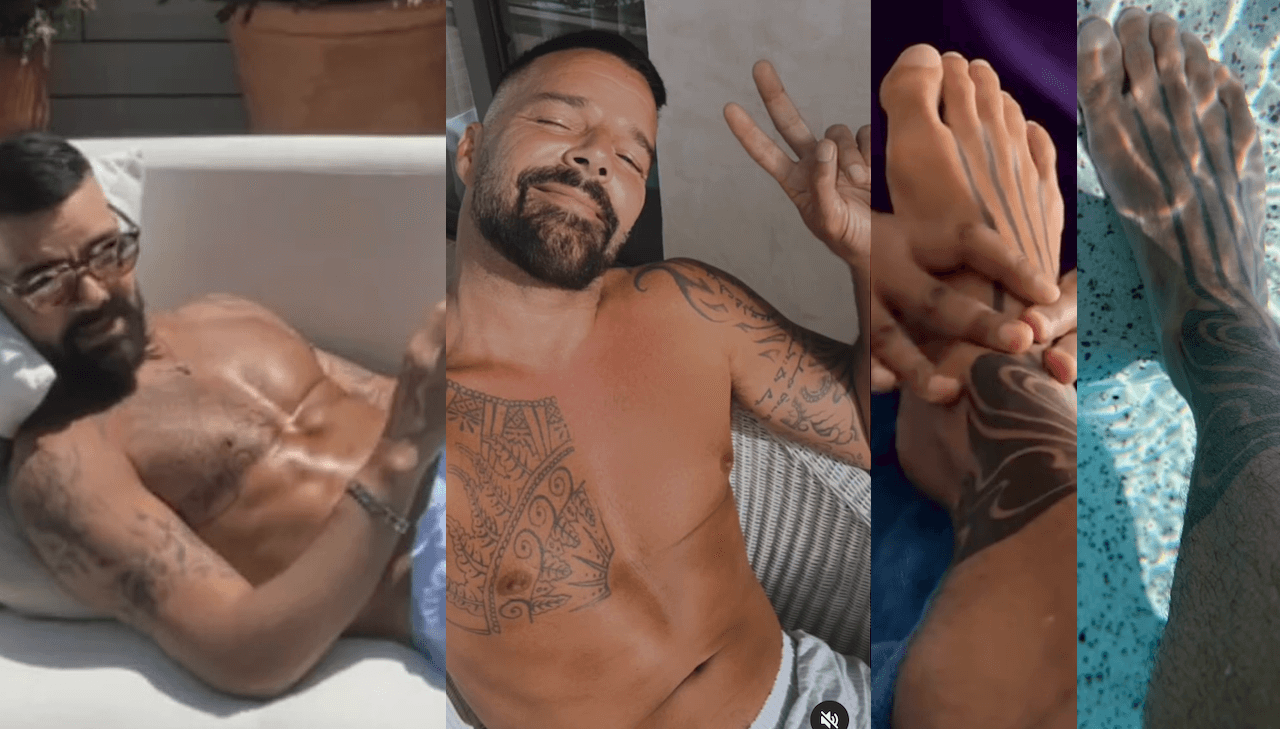 L’estate di Ricky Martin tra vacanze, concerti, figli e tanti piedi (VIDEO)