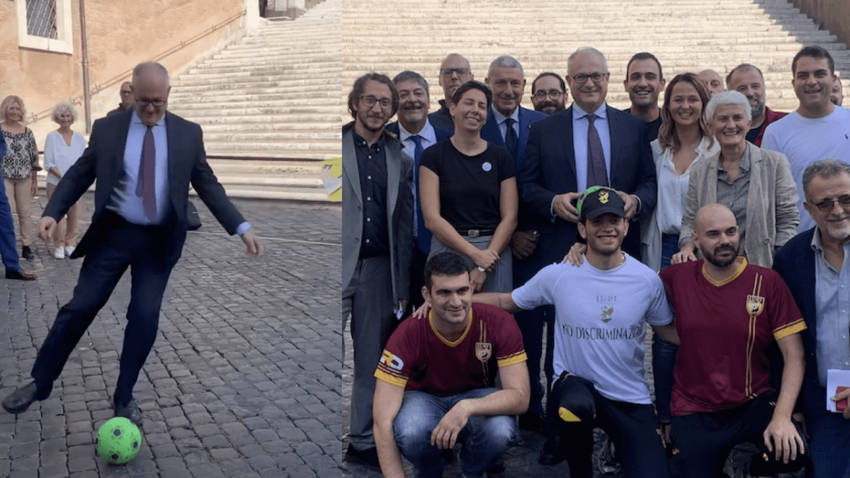 European Week of Sport 2024, il sindaco di Roma Gualtieri dà un calcio ai pregiudizi con il metodo Outsport per la Diversity and Inclusion