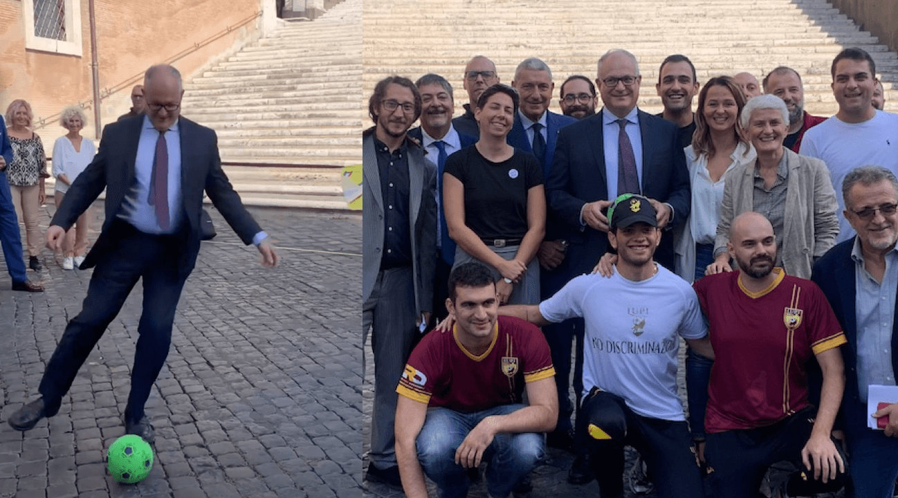 European Week of Sport 2024, il sindaco di Roma Gualtieri dà un calcio ai pregiudizi con il metodo Outsport per la Diversity and Inclusion