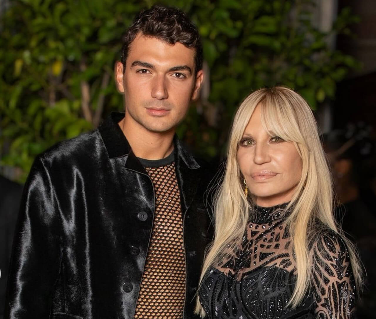 Giacomo Giorgio e Donatella Versace