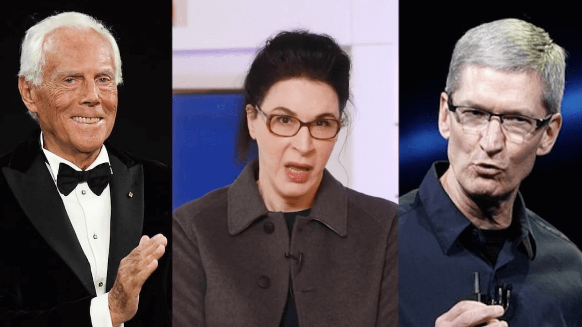 I 10 leader d’azienda dichiaratamente LGBT+ più influenti al mondo secondo Fortune. C’è Giorgio Armani
