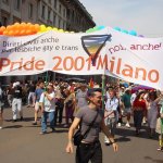 Il primo Gay Pride del 2001 , manifesti LGBTIQ+ CIG Milano - Thumbnail