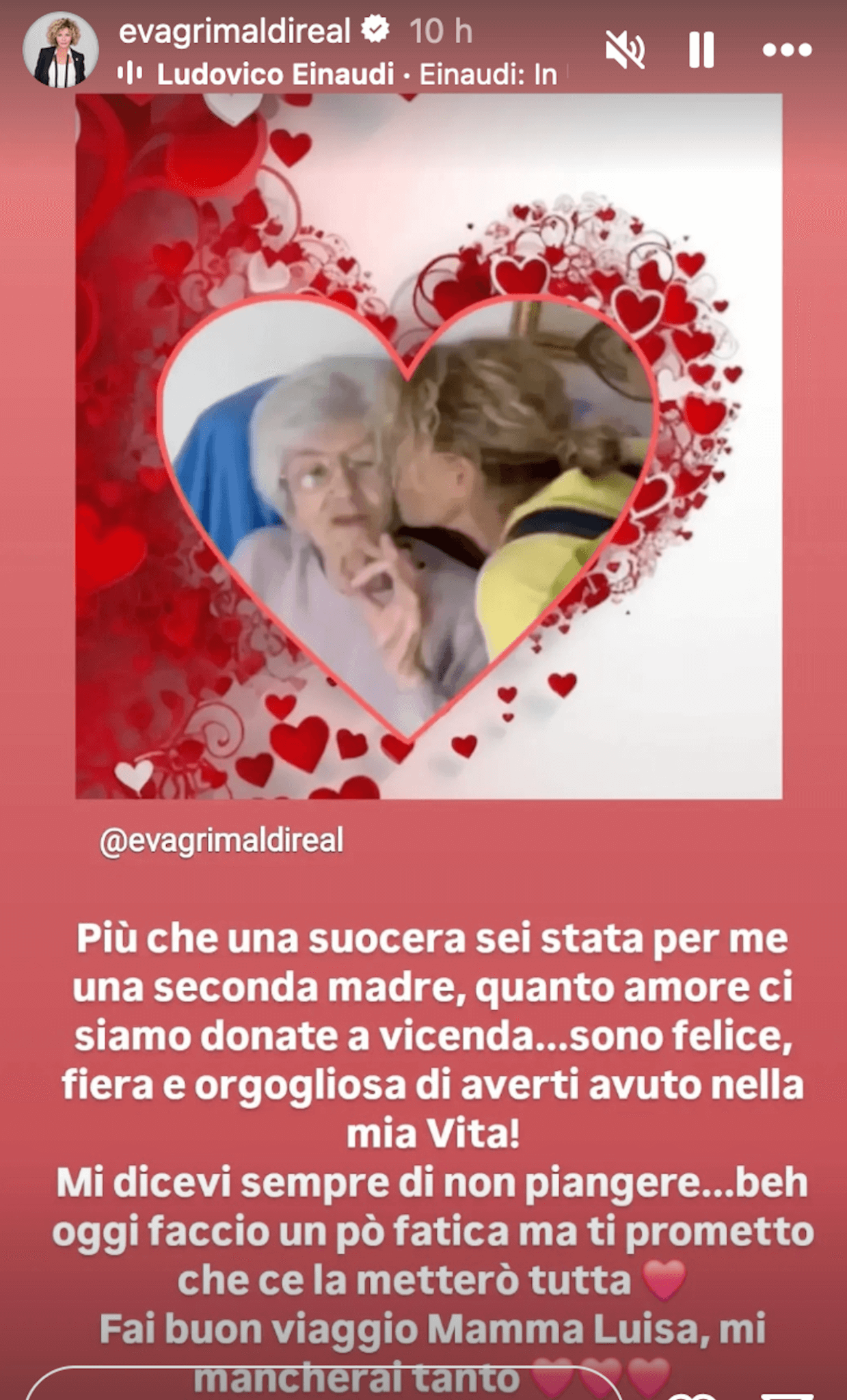 Imma Battaglia piange la morte di mamma Luisa: "Sono sicura che continuerò a sentirti sempre al mio fianco, ti amo" - Imma Battaglia piange la morte di mamma Luisa - Gay.it