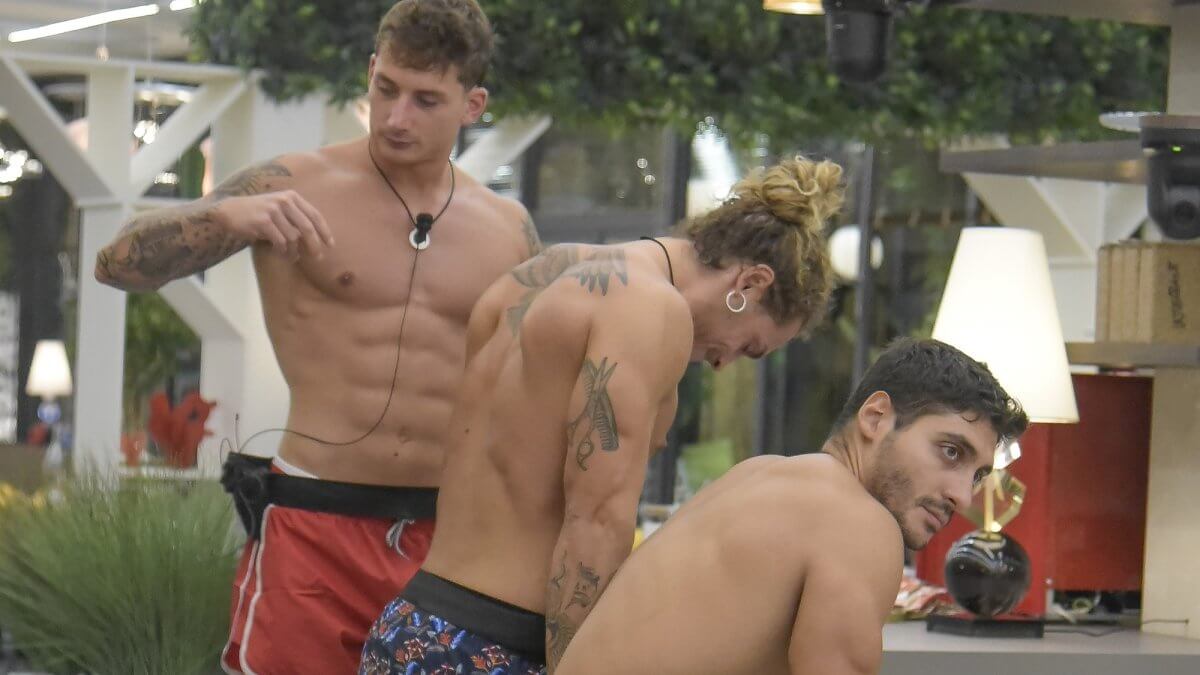 Tommaso Franchi, Javier Martinez e Luca Giglioli, Grande Fratello 2024
