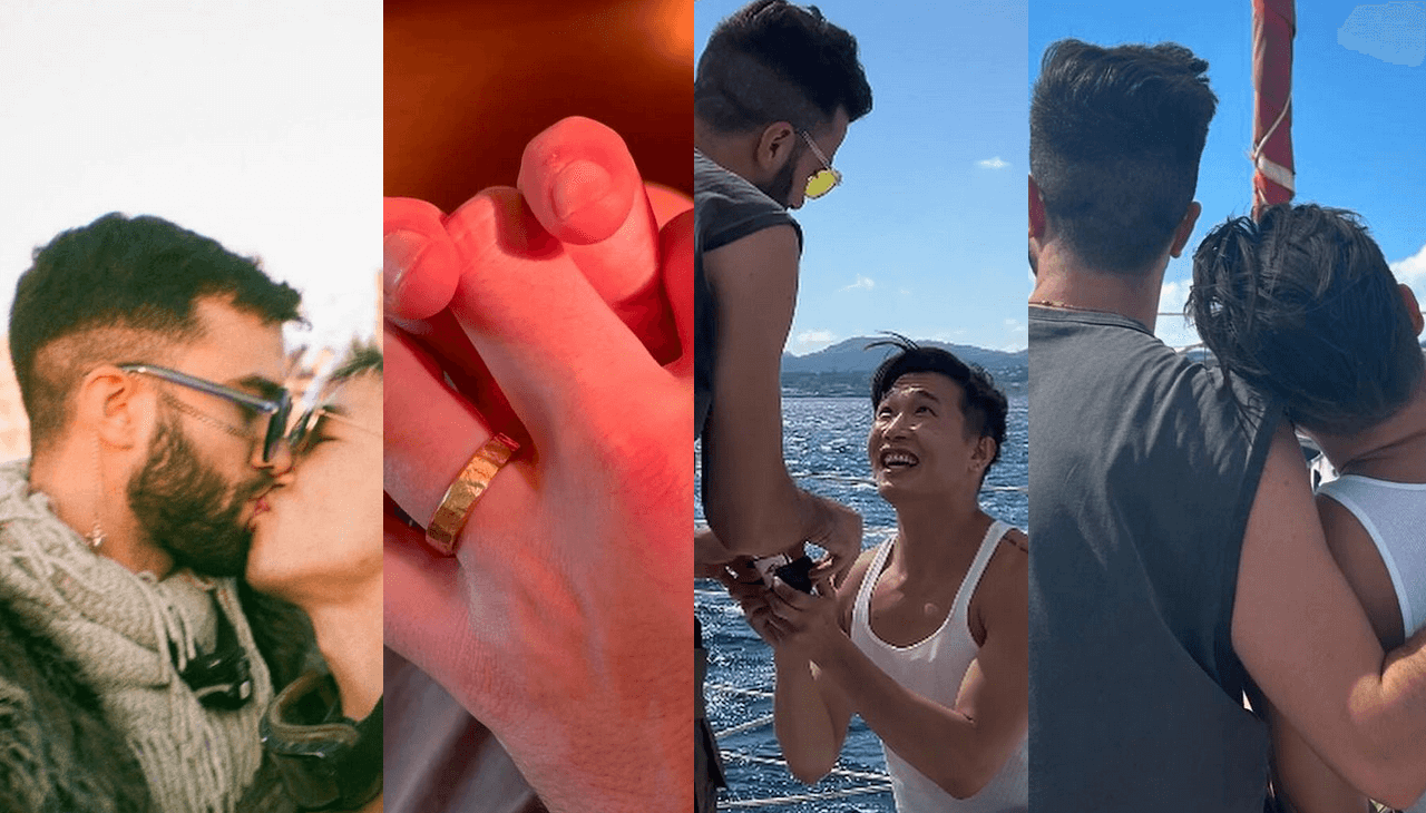 Tutte le coppie vip LGBTQIA+ che si sono fidanzate/sposate nel 2024 - Joel Kim Booster ha chiesto allamato John Michael Kelly di sposarlo - Gay.it